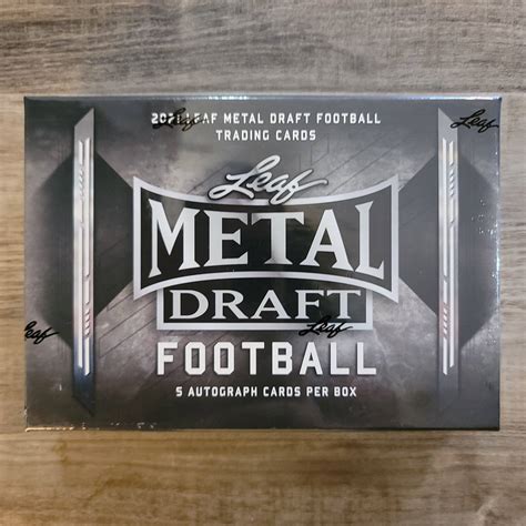 2021 leaf metal draft football hobby box stores|2021 Leaf Metal Draft Football Hobby Box – HotCardboard.